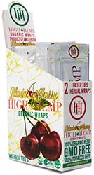 High Hemp Organic Blazin Cherry Wraps 25ct