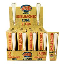 Job Virgin Unbleached Cones King Size 32ct 3pk