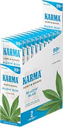 Karma Hemp Wraps Blazin Blue 25 Pack