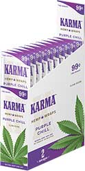 Karma Hemp Wraps Purple Chill 25 Pack