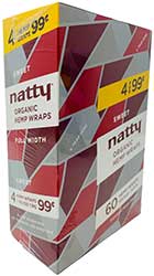 Natty Organic Hemp Wraps Sweet 15 4pks