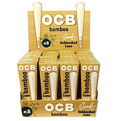 OCB Bamboo Cones Small 78mm 32 Packs of 3