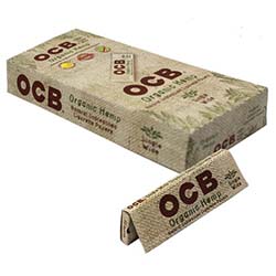 OCB Organic Hemp Single Wide Rolling Papers 24ct