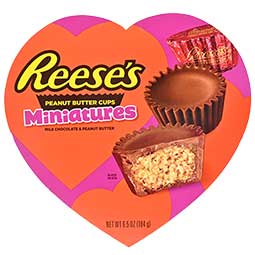 Reeses Peanut Butter Minis 6.5oz Heart Box