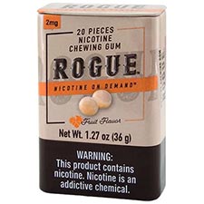 Rogue Nicotine Gum Fruit 2mg 5 Pack