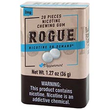 Rogue Nicotine Gum Peppermint 2mg 5 Pack
