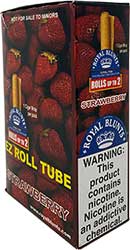 Royal Blunts EZ Roll Tube Strawberry 25ct Box