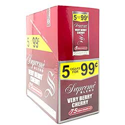 Supreme Blend Cigarillos Very Berry Cherry 15ct
