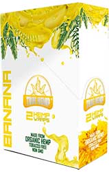 True Hemp Wraps Banana 25 Packs of 2