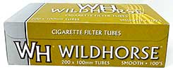 Wildhorse Cigarette Tubes Smooth 100 200ct Box