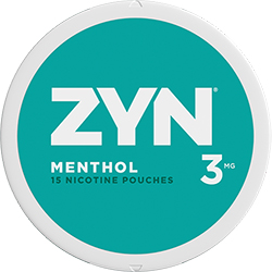 ZYN Nicotine Pouches Menthol 3mg 5ct