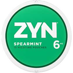 ZYN Nicotine Pouches Spearmint 6mg 5ct