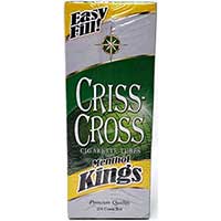 Criss Cross Menthol Cigarette Tubes 200ct