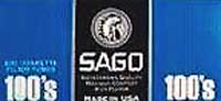 Sago Cigarette Tubes Light 100 200ct Box