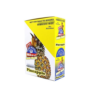 Royal Blunts XXL Hemp Wraps Pineapple 25 Packs of 2