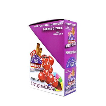 Royal Blunts XXL Hemp Wraps Purple Haze 25 Packs of 2