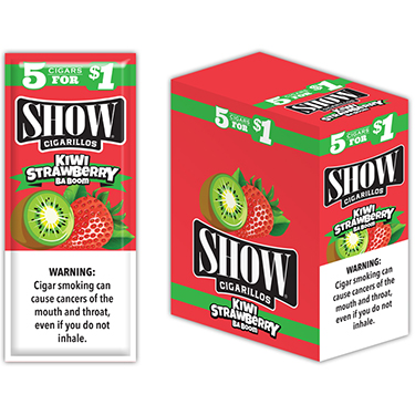 Show Cigarillos Kiwi Strawberry 15 5pks
