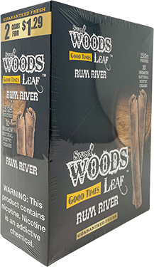 Good Times Sweet Woods Leaf Rum River 15ct