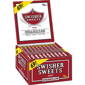 Swisher Sweets Cigarillos Regular 60ct Box