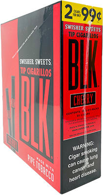 Swisher Sweets BLK Cherry Tip Cigarillos