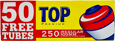 Top Cigarette Tubes Full Flavor 100 250ct