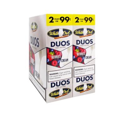 White Owl Cigarillos Duos Berries and Cream 30ct
