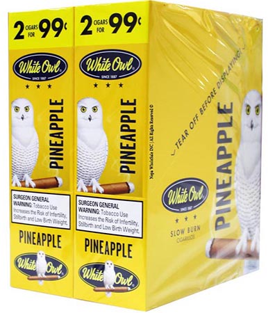 White Owl Cigarillos Pineapple 30ct