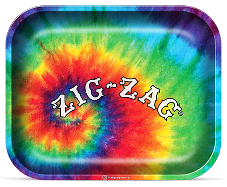 Zig Zag Tie Dye Large Rolling Tray