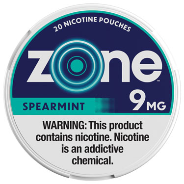 Zone Nicotine Pouches Spearmint 9mg 5ct