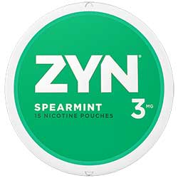 ZYN Nicotine Pouches Spearmint 3mg 5ct