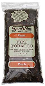 Super Value Peach Pipe Tobacco 12oz Bag